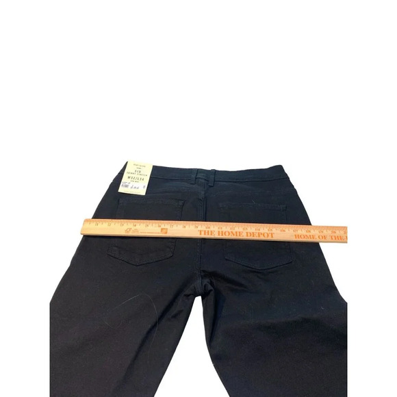 River Island Sid Skinny Stretch Black Jeans W32/L34 Mens Denim Trousers Tailored - Picture 6 of 10